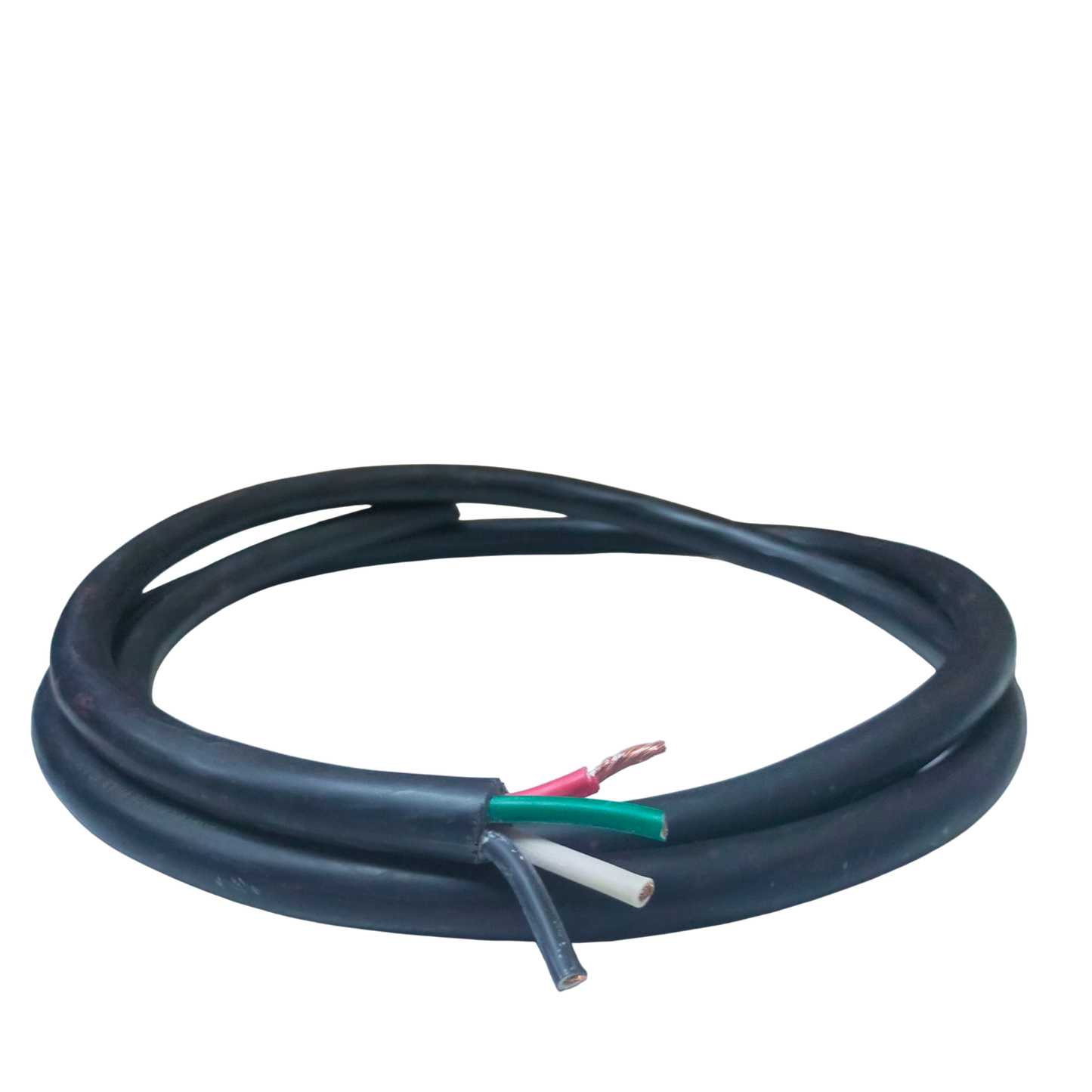 Phelps Dodge 4 core royal cord 5.5mm black electrical wire with four colored inner leads