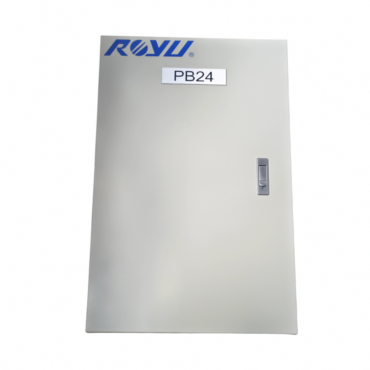 Royu MTS main panel board with interlock. PB24 metal electrical panel enclosure with latch and wall mount
