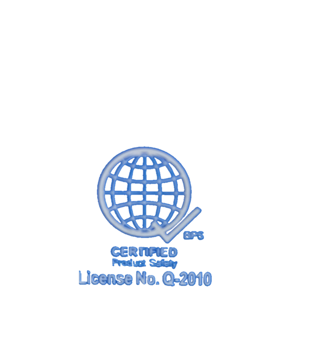 Certification label showing product safety license number Q-2010 for Royu RWS1-A switch 10 pack