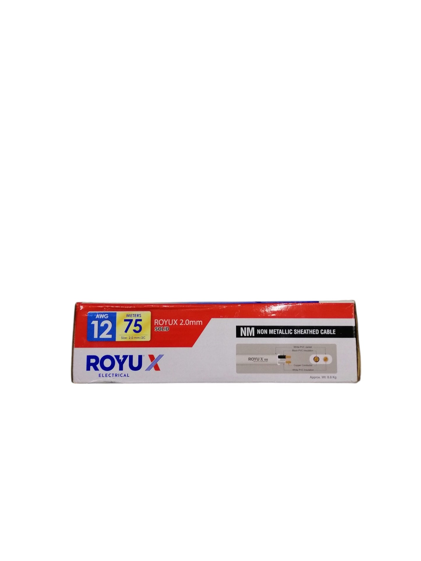 Royu electrical cable box for 2.0mm 2C duplex solid wire non metallic sheathed cable