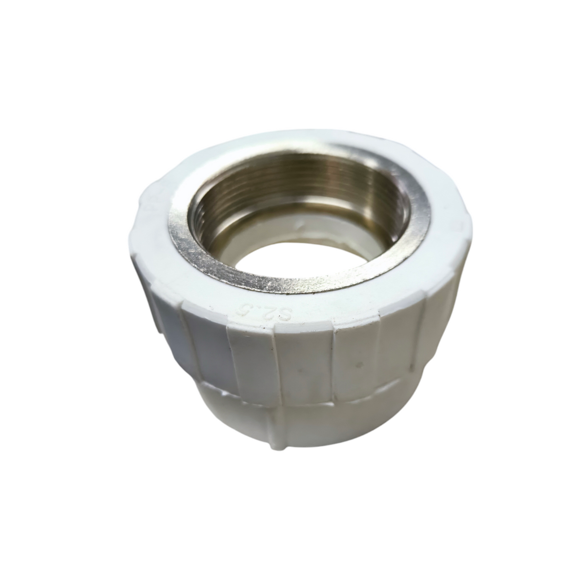 ERA S2.5 Female Thread to PPR pipe fitting with metal thread and white plastic body