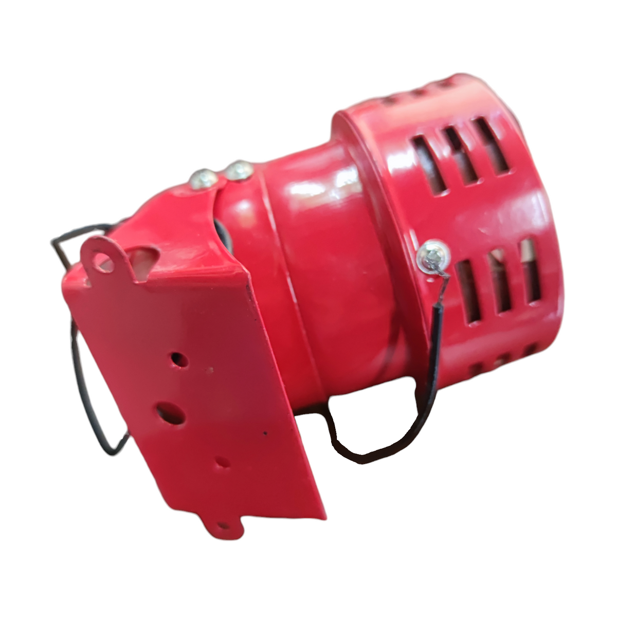 Sassin Mini Siren 220V Red 3S-MS190 security alarm siren with red metal casing for CCTV systems