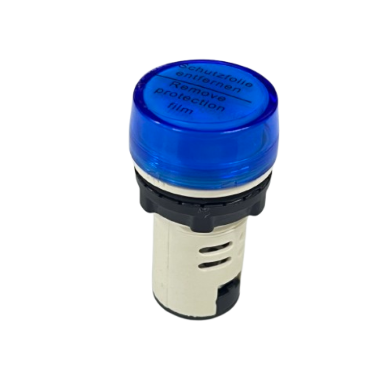 Sassin LED Pilot Lamp BLUE 22mm 220V Panel | Electx Electrical Supply