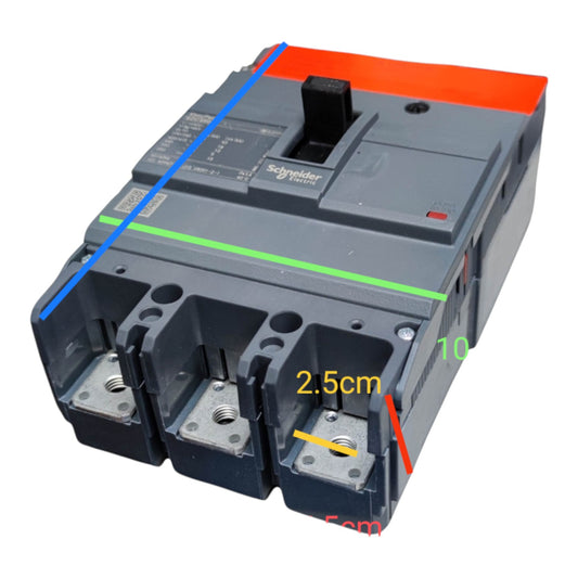 Schneider 160A 3 Pole MCCB Industrial Circuit Breaker 250AF 36KAIC 415V Easy Pact EZC250H3160