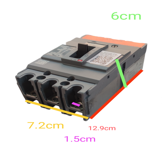 Schenider 30 amp industrial MCCB 220V electrical circuit breaker with multiple terminals
