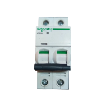 Schneider 63A Miniature Circuit Breaker 2 Pole electrical component with toggle switches