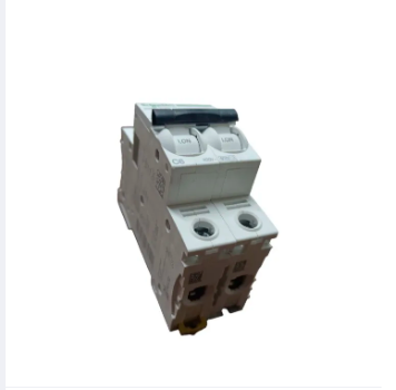 Schneider 63A Miniature Circuit Breaker 2 Pole with white body and dual switches for electrical safety