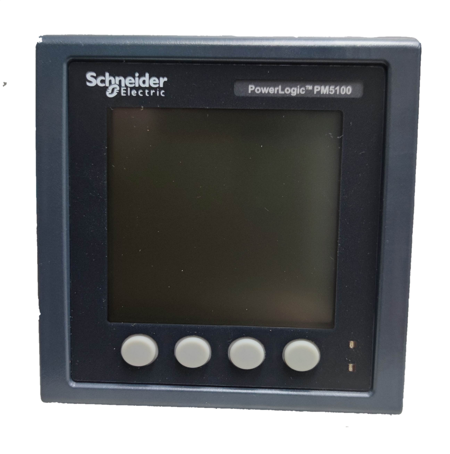 Schneider digital power meter PowerLogic PM5100 with black display and four control buttons