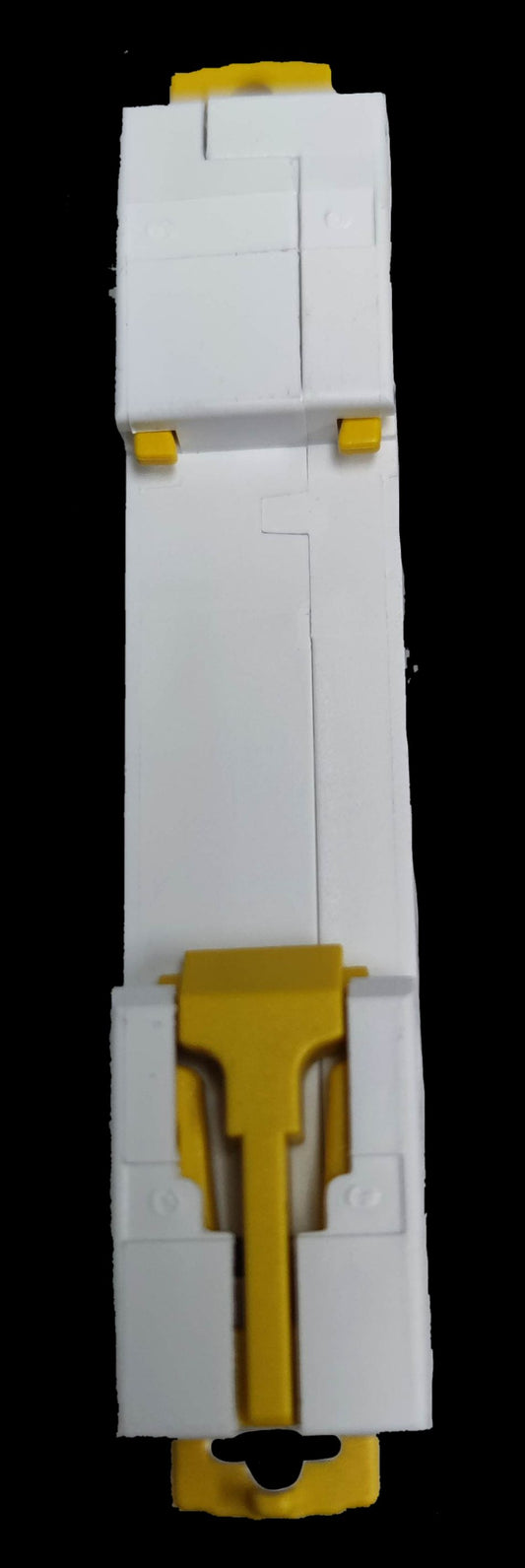 Schneider 6A 1Pole Miniture Circuit Breaker in white and yellow for electrical protection