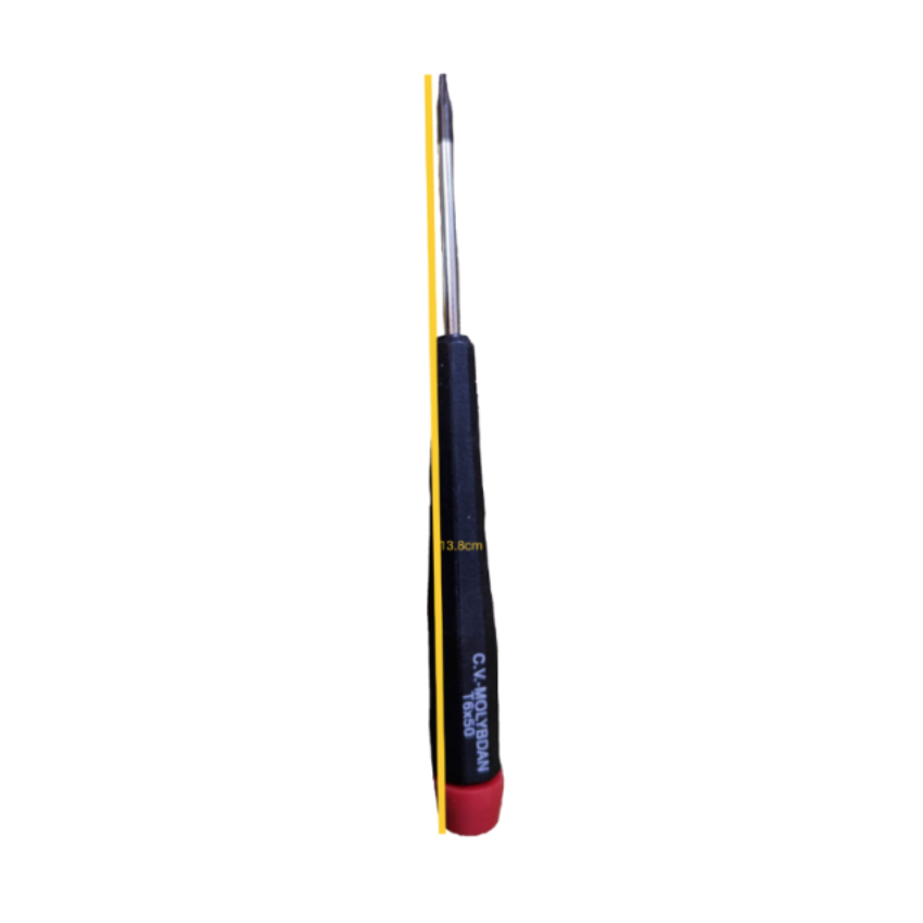 Precision Screw Driver T-6 x 50 with Ergonomic Handle for Easy Grip and Control