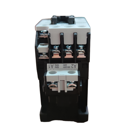 Shihlin Magnetic Contactor 12A 220V power point switch and plug component in black and white