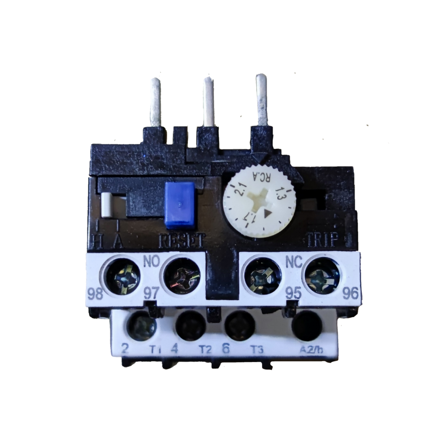 Shihlin Overload Relay 1.7A 220V electrical component with adjustable dial and terminal screws