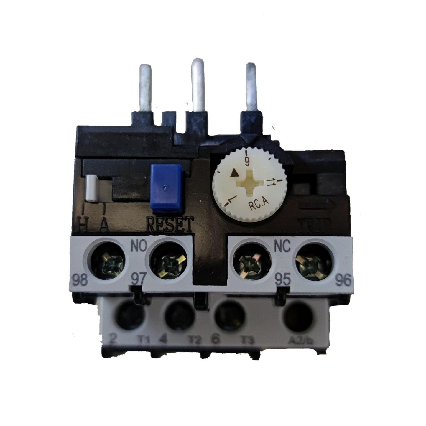 Shihlin Overload Relay 9A 220V 7A-11A electrical component with adjustable dial and reset button