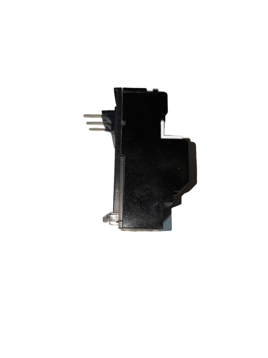 Shihlin Thermal Overload Relay 3.3A electrical component side view with black casing and metal prongs
