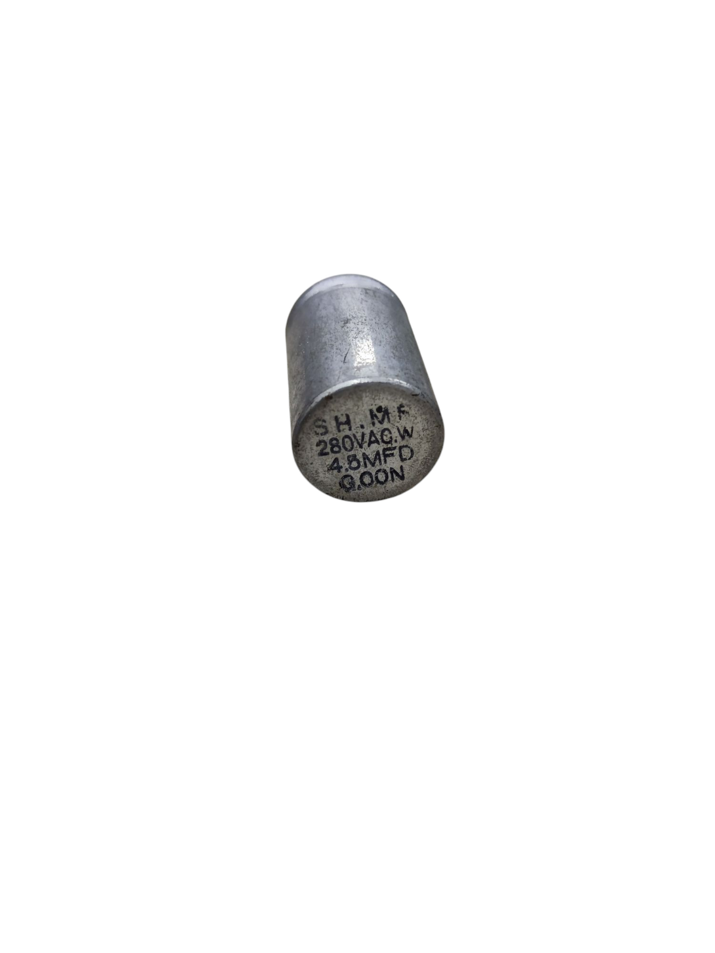 Motor Running Capacitor 280V cylindrical metal 4.8 MFD replacement part from China for fan motors