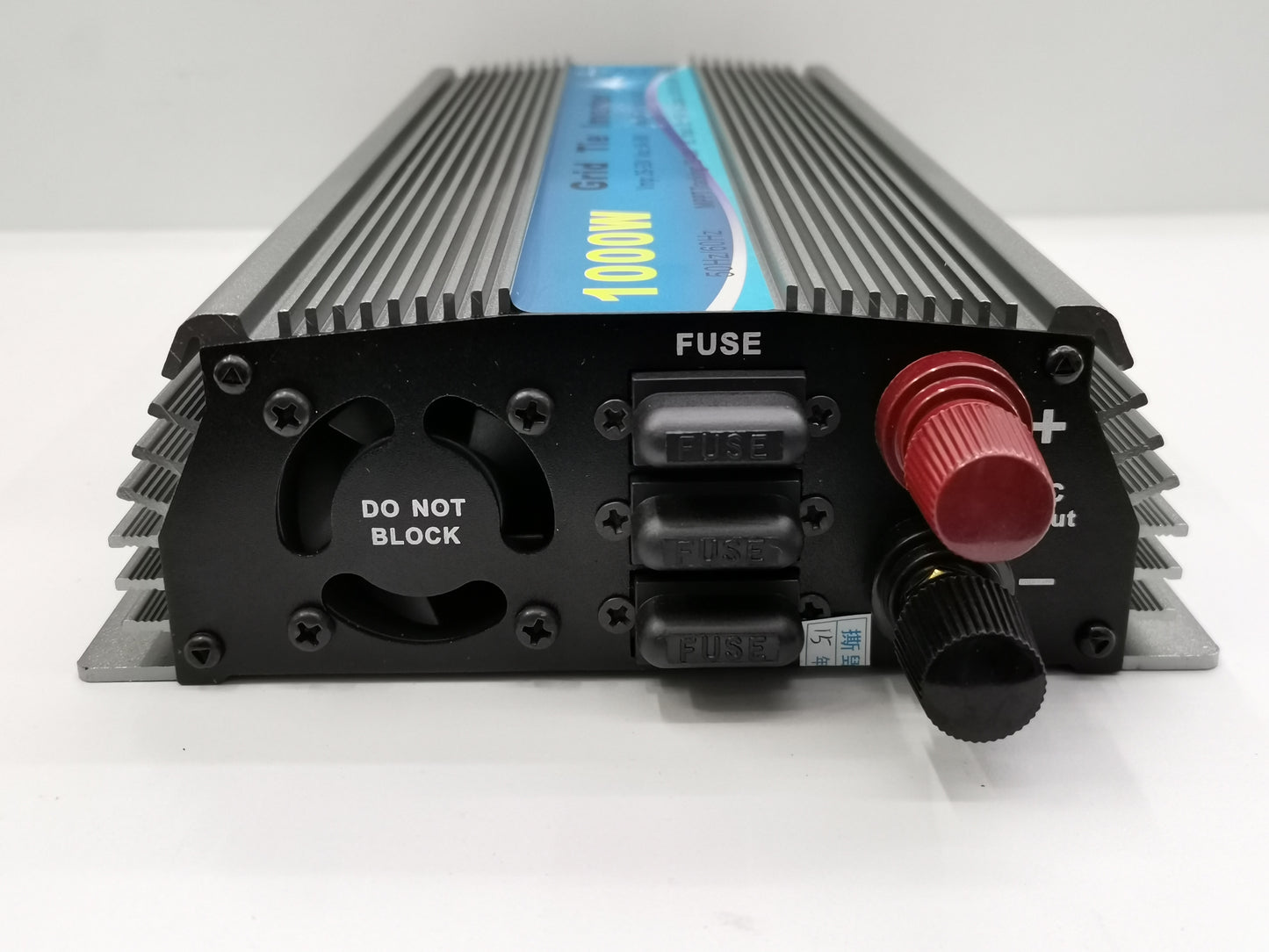 Grippes Solar Inverter Grid tie 1000W power converter with fuse and cooling fan