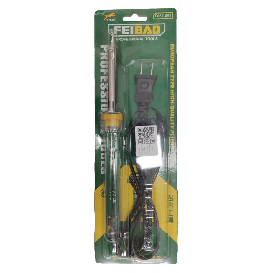 FEIBAO Soldering Iron 200 to 450 Degrees Celsius with European Type Plug and High-Quality Cord for Efficient Use