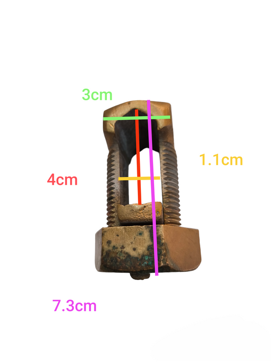 Solderless Connector 175mm 350MCM with detailed measurements for electrical circuitry and parts