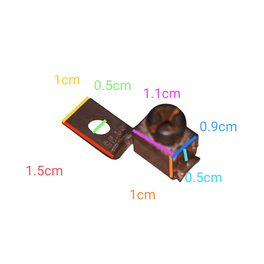 Solderless Terminal lugs - SA-35 with detailed dimensions shown for easy installation and use