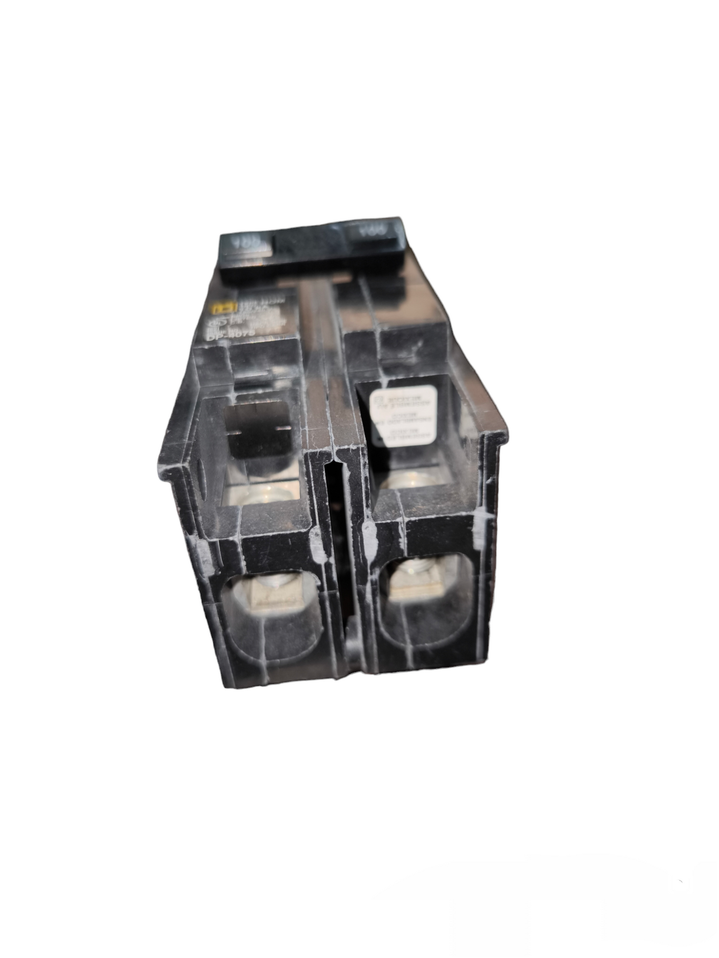 Square D 100A 2 Pole Circuit Breaker black electrical component for power control