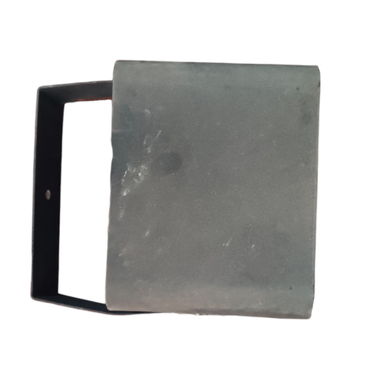 Sub Zero strobe light with red filter 220V in a gray metal casing with mounting bracket