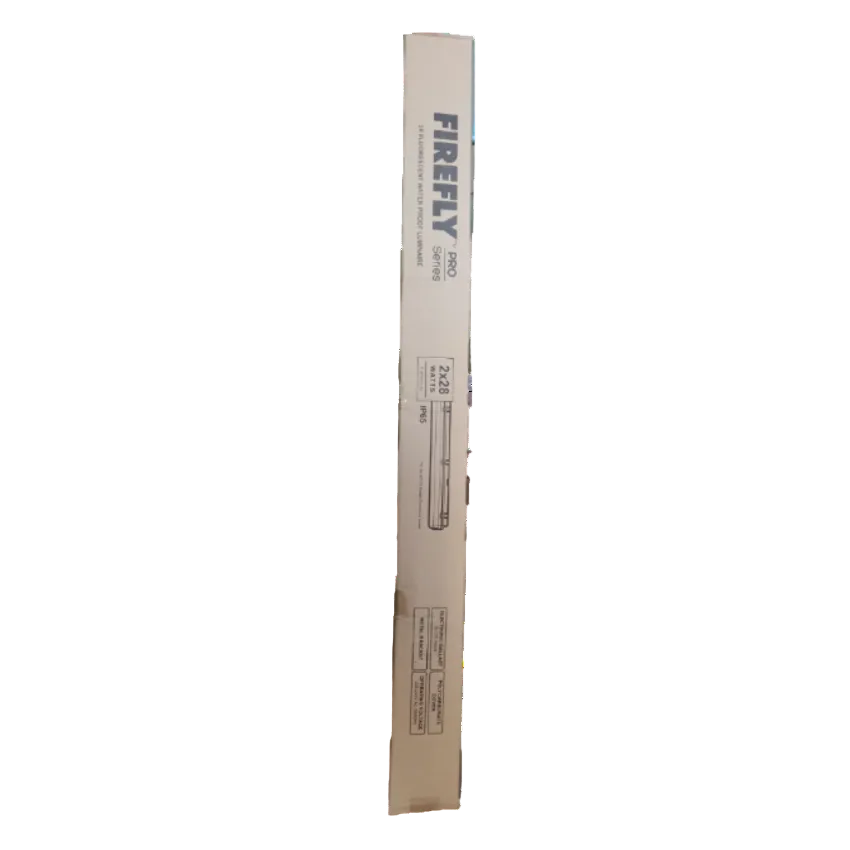 Firefly T5 2x28W IP65 casing with electronic ballast packaging for lighting installation