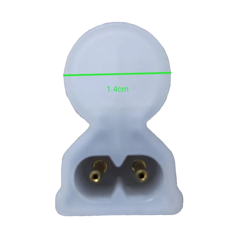 Ecolum T5 LED batten 4W 220V daylight showing the bulb base and dimensions for easy installation