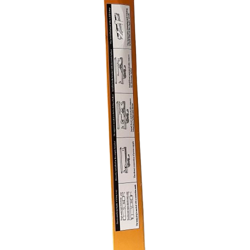 Shuta T8 LED Tube Light 18W Single Ended packaging with installation instructions on orange box