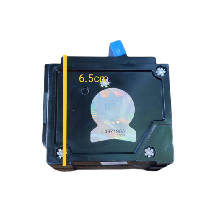 Taiyou Circuit Breaker 20A 2 Pole Plug-in with black casing and blue switch lever measuring 6.5 cm