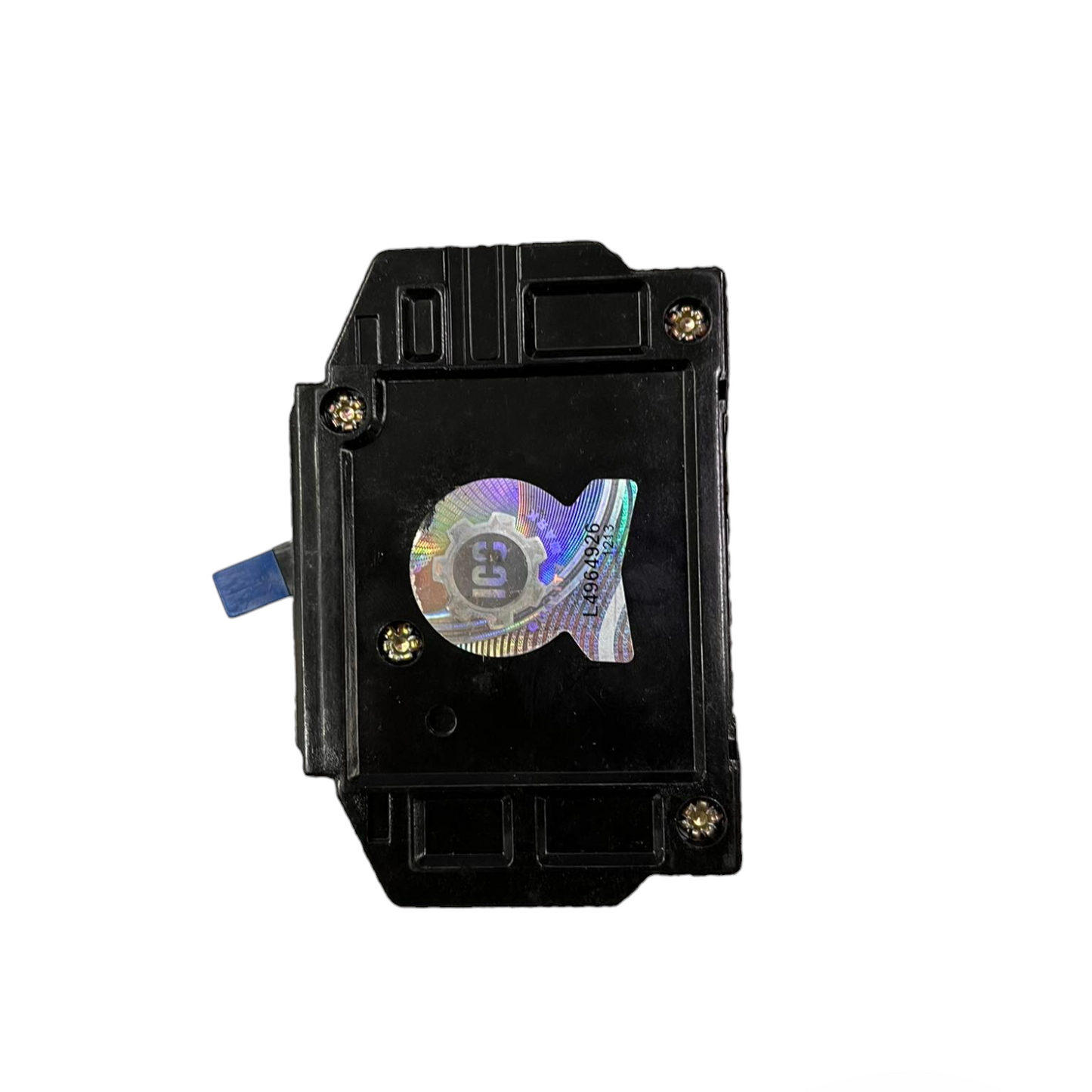 Taiyou 30A 2 Pole Circuit Breaker Bolt on in black with blue toggle switch for electrical protection