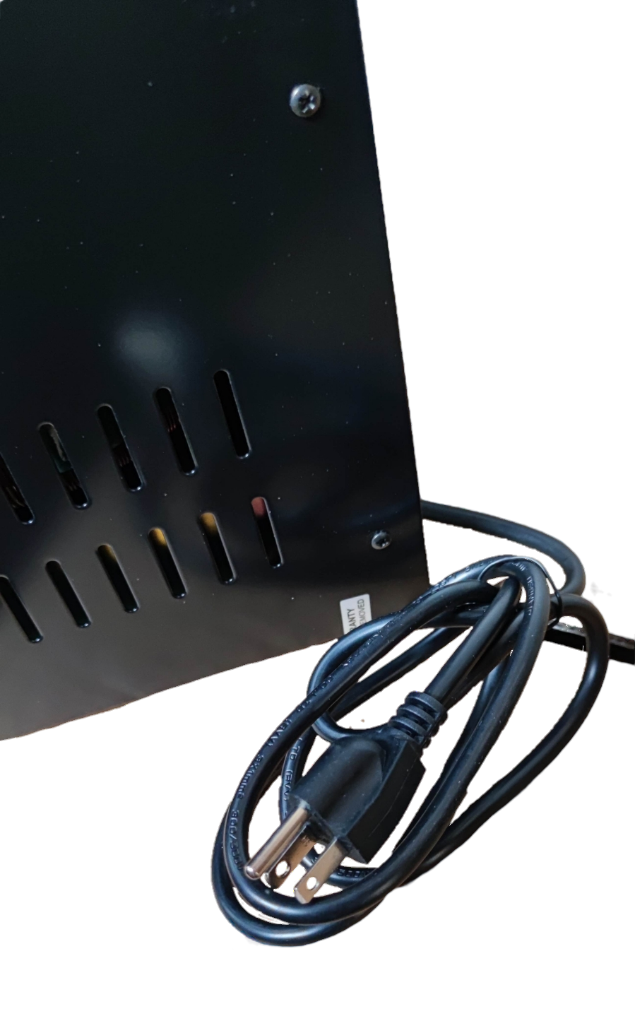 Techno door chimes and bells showing power cable with Tamashi 1500W AVR Servo Motor 220V label