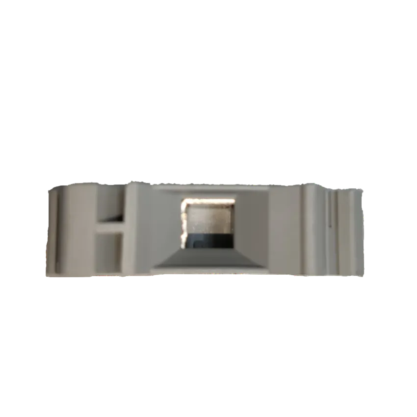Grippes Terminal Block DIN Rail Type 16mm electrical circuitry part with grey plastic housing