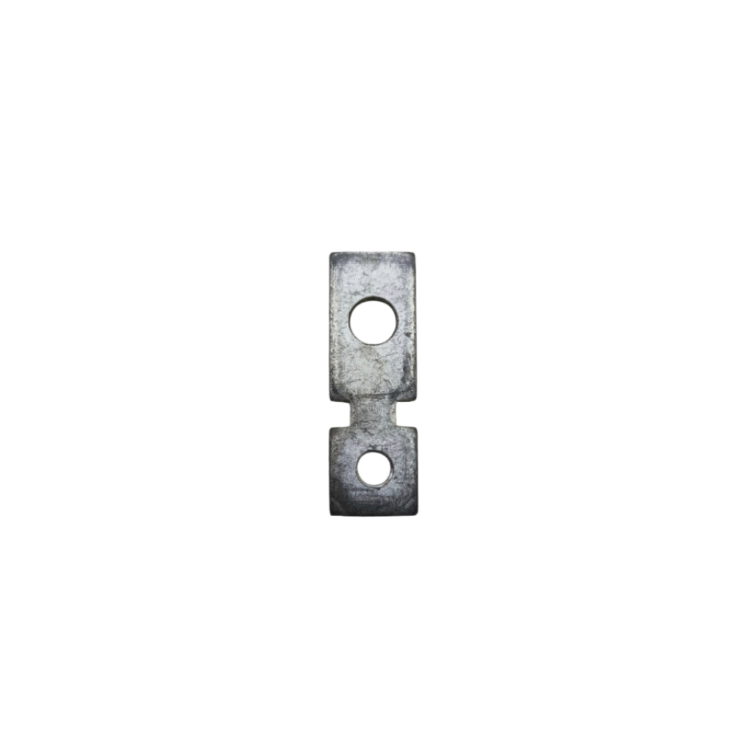 Metal Terminal Connector for electrical circuitry with two holes for secure wire attachment
