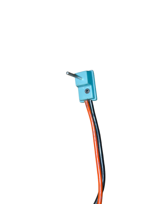 Test Prod Clip Type with Pin Type blue connector attached to black and orange wires from China