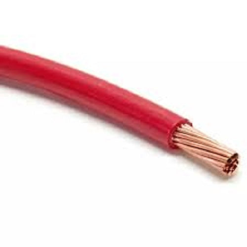 Phelps Dodge THHN AWG 8 Stranded Red electrical wire with copper strands and red insulation