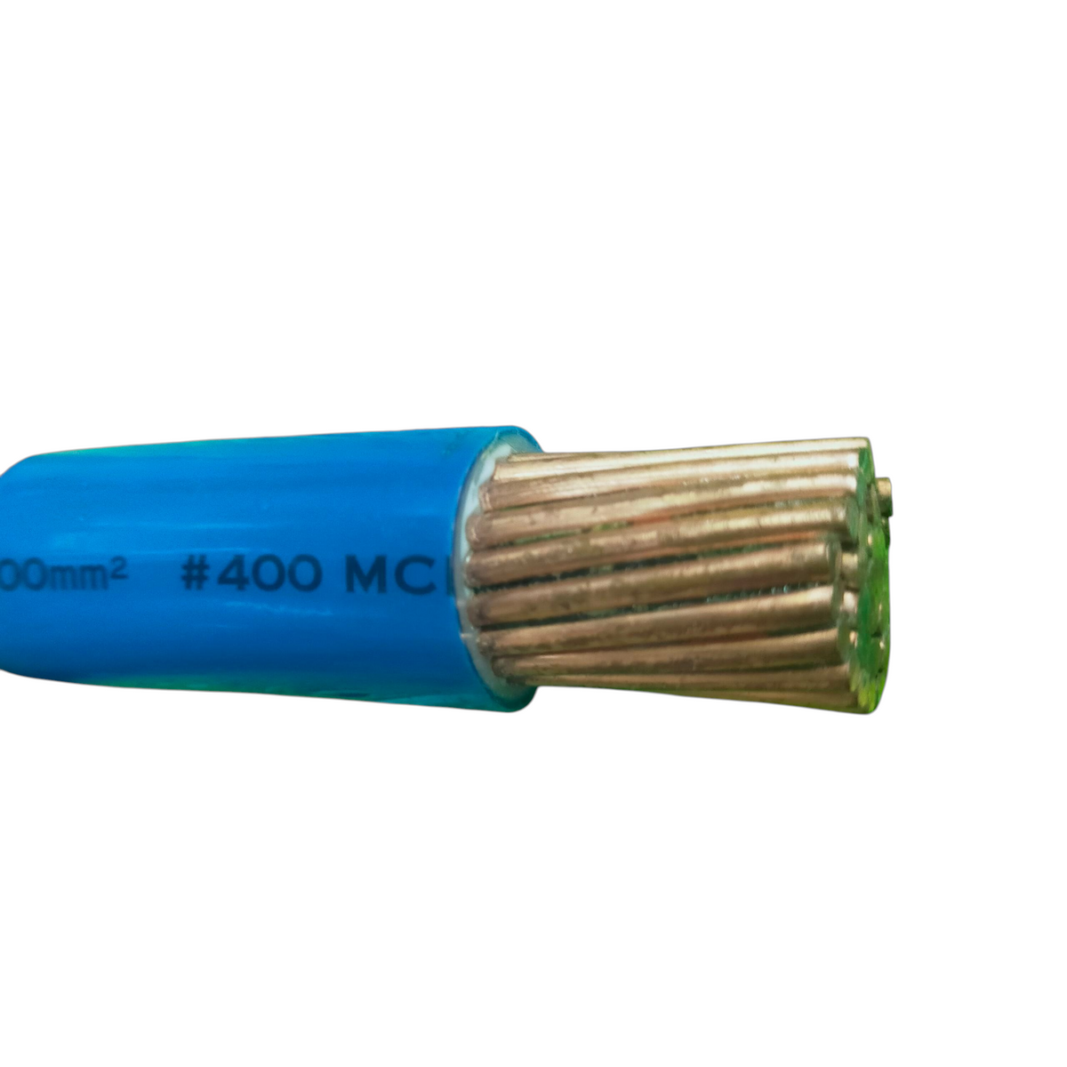 Royu THHN wire 400MCM per meter with blue insulation and metallic conductor for electrical applications
