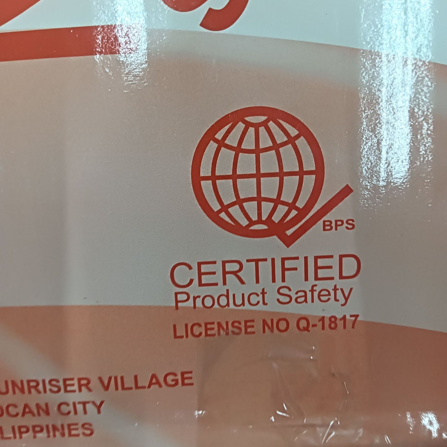 Omega THHN AWG 12 Stranded Wire White with certified product safety label and license number