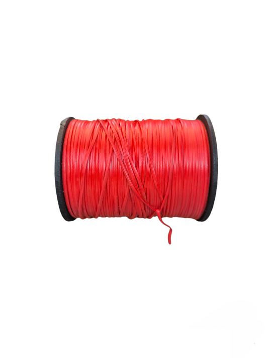Red tie wire per meter spool for tarps and tie-downs from China vendor