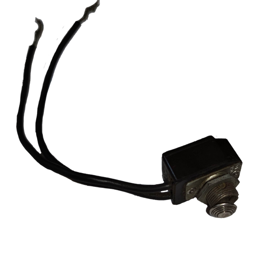 Toggle Switch 4A 250V USA with black casing and attached wires for electrical connections