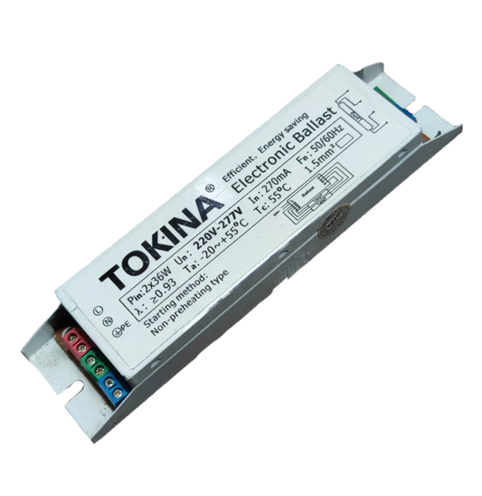 Tokina 2x40W Electronic Ballast 220V energy-saving electrical component for lighting systems