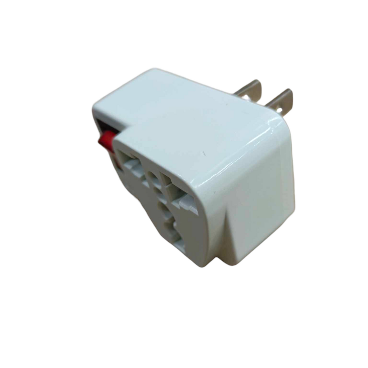 Tokina Universal Adapter With Safety Switch 6A white travel plug adapter for multiple outlets