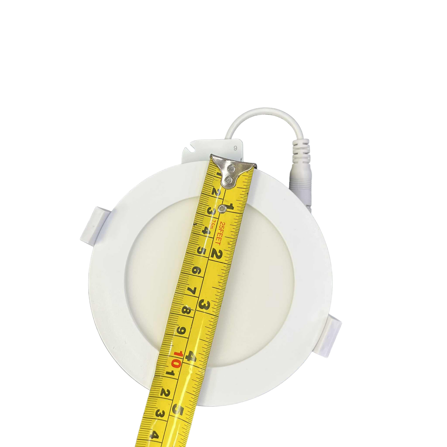Ecolum 6W LED Round Recessed Slim Downlight 220V Warm White 120mm