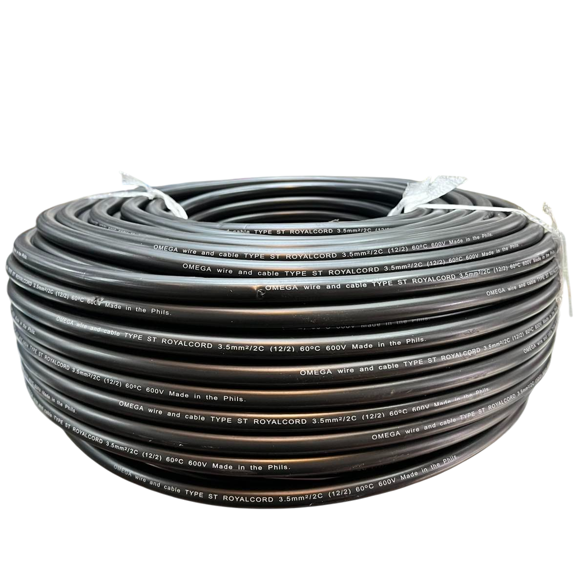 Omega Royal Cord 3.5mm2/2c AWG 12/2 2 Core 75mtrs