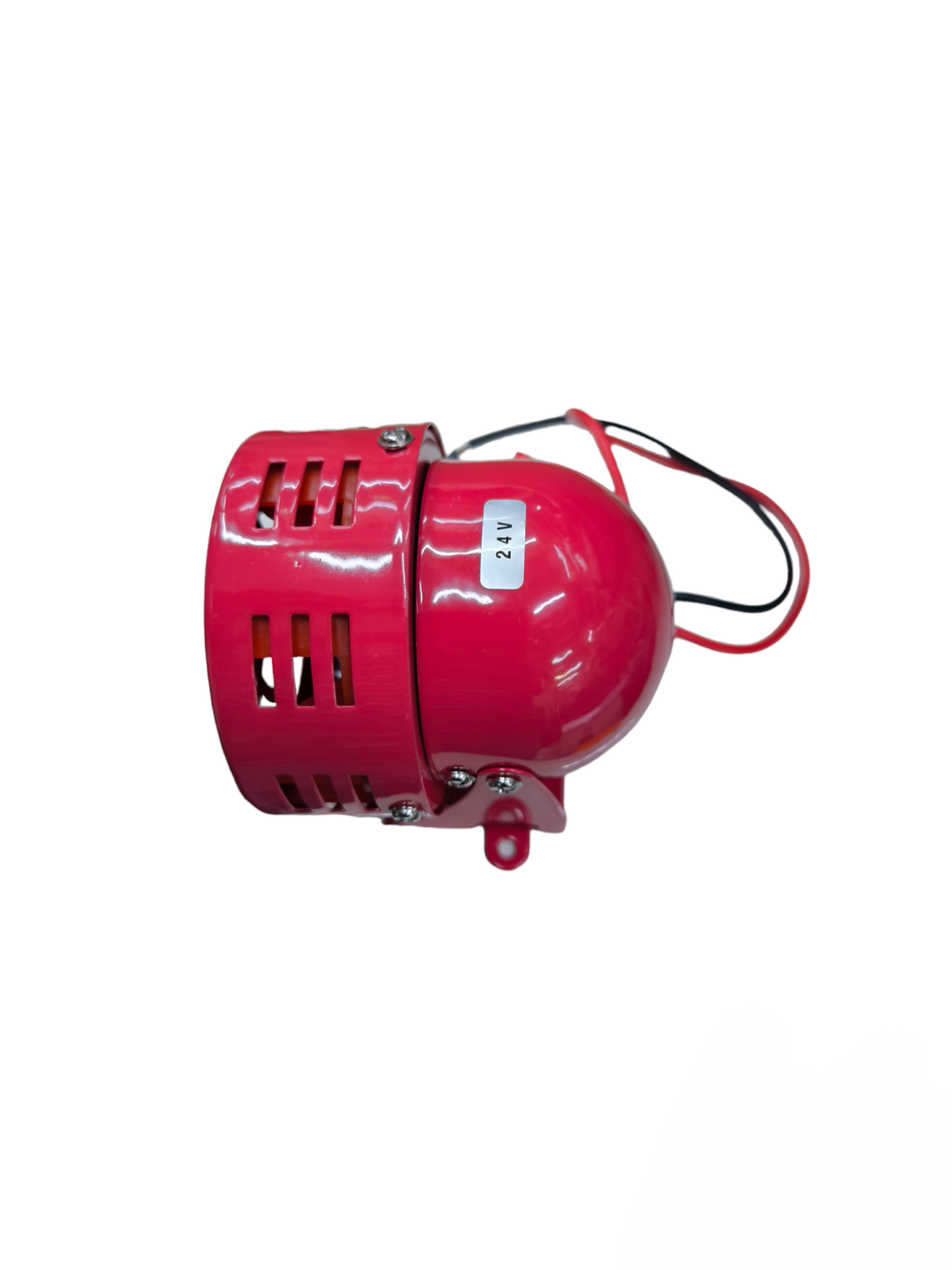 Auspicious red 24V emergency alarm siren door chime with mounting bracket and wiring