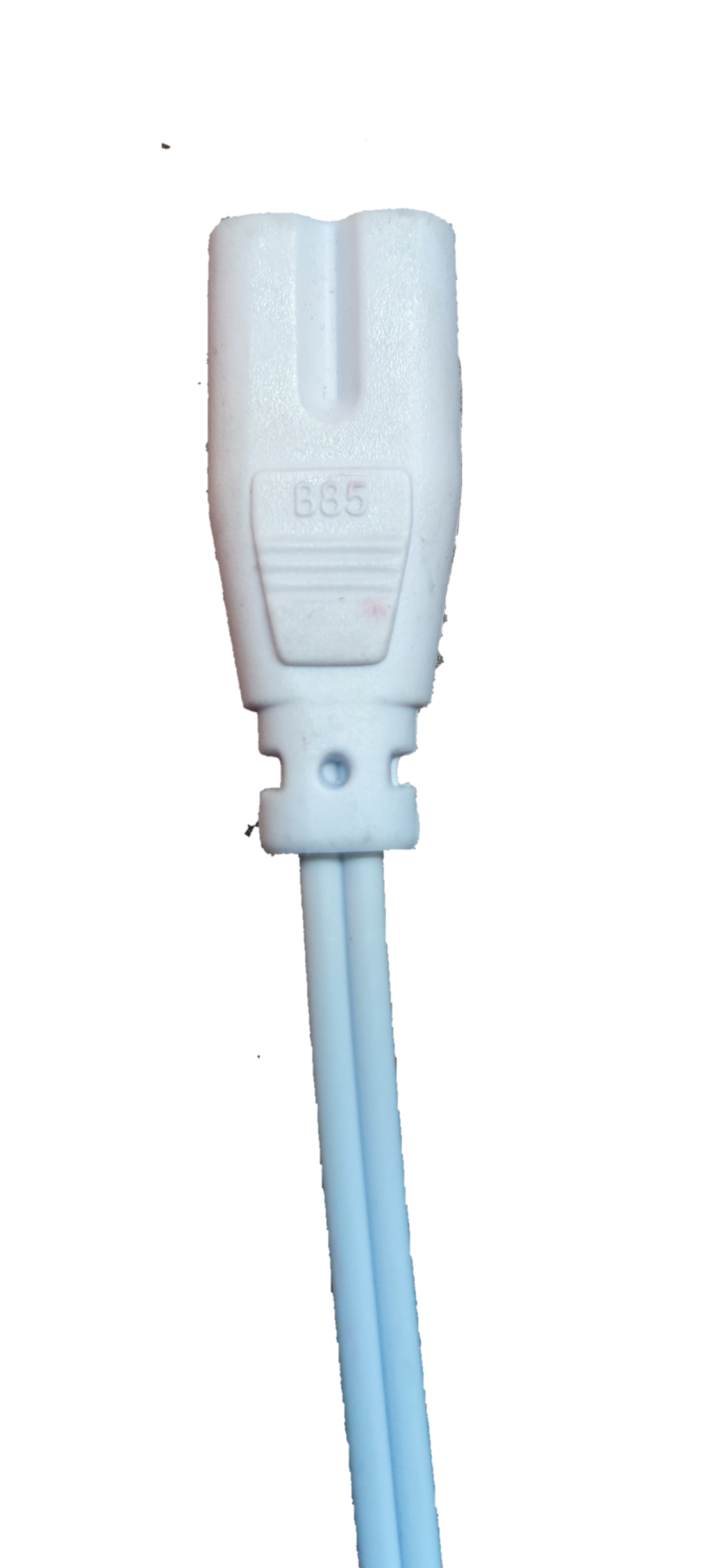 White T-5 AC Connector 2 Pins cable plug for lighting fixtures and electrical circuitry replacement