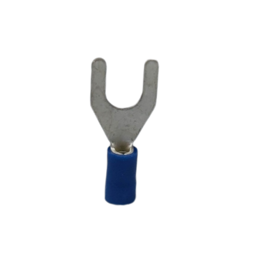 Lugs Y Type Blue Insulation 3.5mm crimp fork terminal connector for electrical wiring single wire
