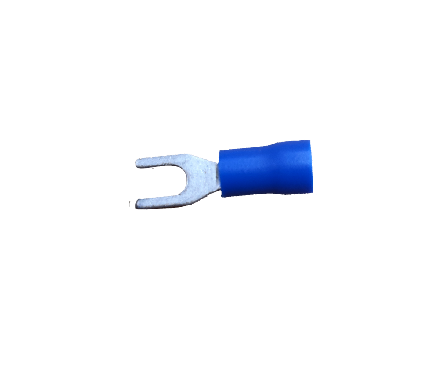 Lugs Y Type Blue Insulation 3.5mm fork terminal with blue vinyl insulated sleeve for wire connections