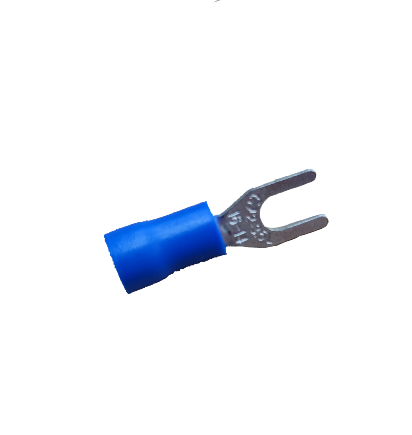 Blue insulated spade terminal for wire connections Lugs Y Type Blue Insulation 3.5mm from China