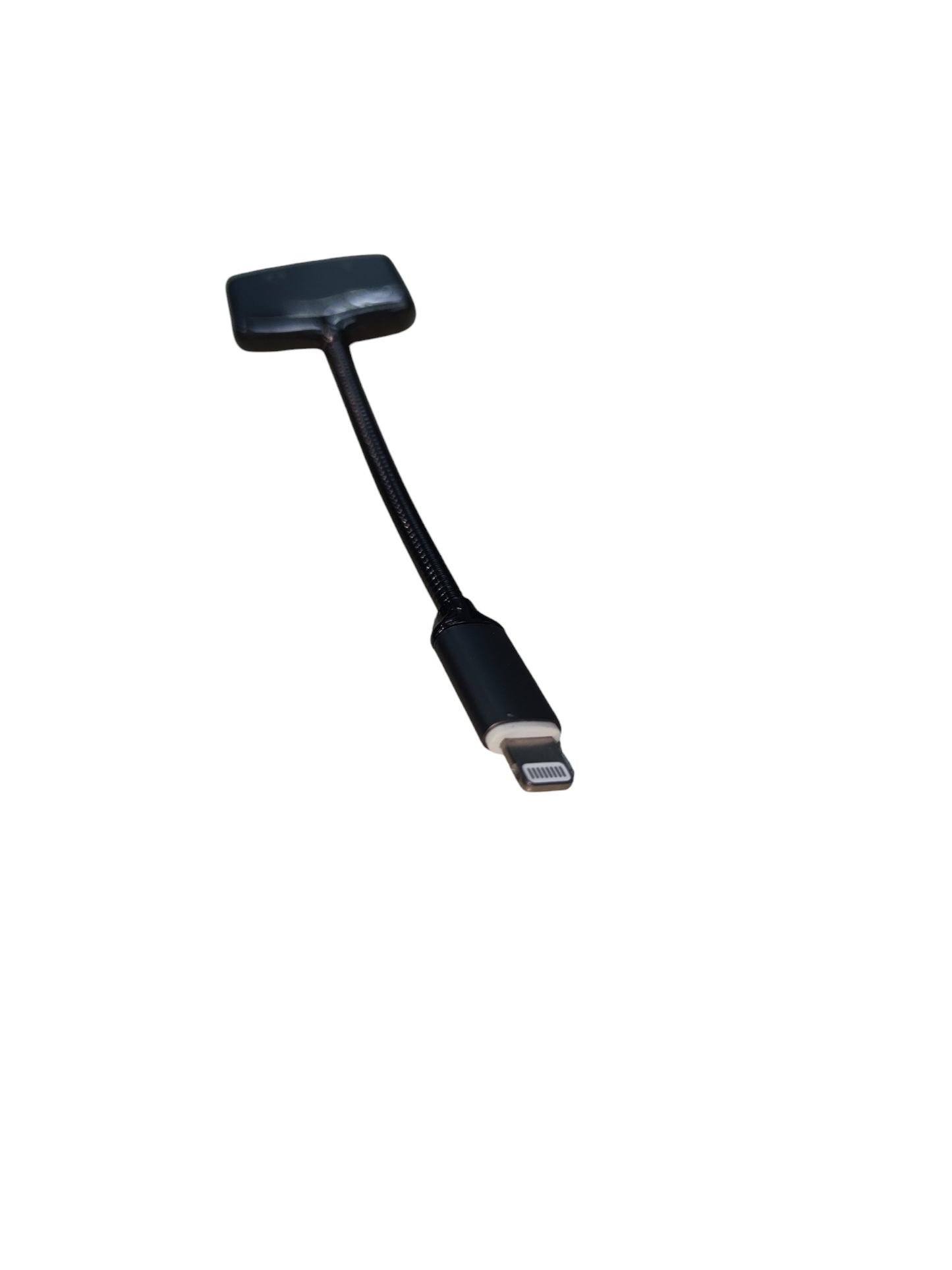 Black USB-C Earphone and Charging Port adapter cable from China with flexible short connector