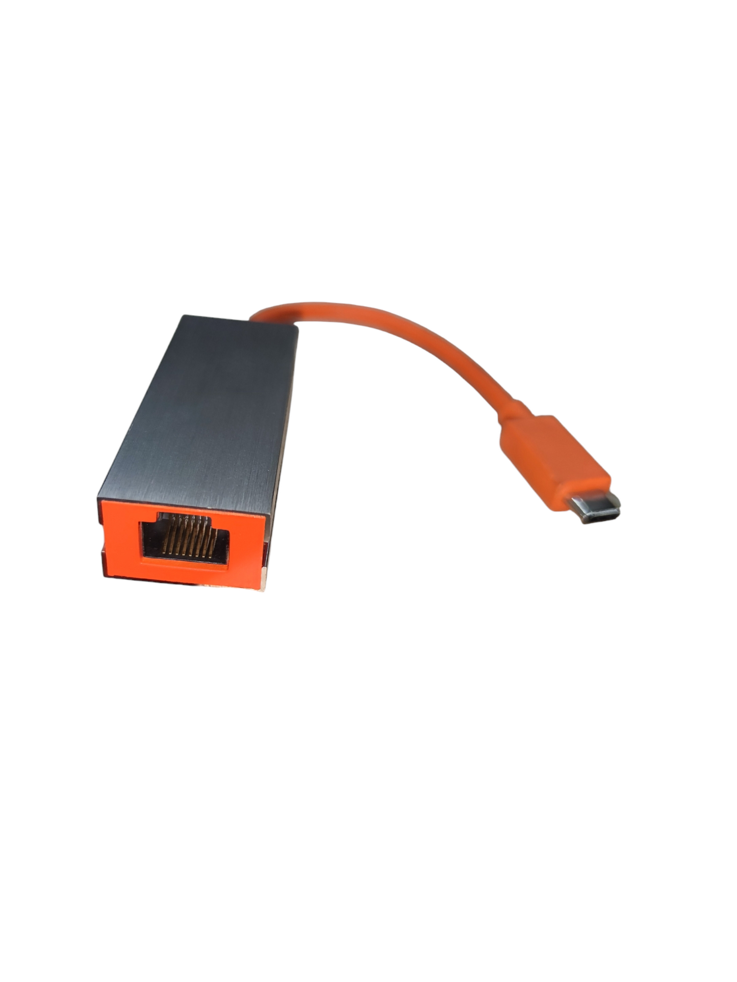 Compact USB-C to HDMI Adapter 720P with orange cable and metal casing for high-definition video output